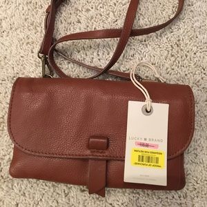 LUCKY BRAND leather convertible wallet